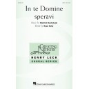 In Te Domine Speravi  (Instrumental Parts)