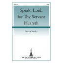 Speak, Lord, for Thy Servant Heareth (SATB)