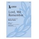 Lored, We Remember (Acc. CD)