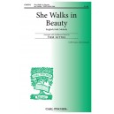 She Walks in Beauty (SATB)
