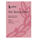 We Remember (SATB)