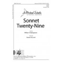 Sonnet Twenty-Nine (SATB)