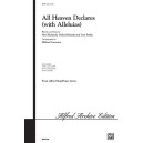 All Heaven Declares (with Alleluias) (SAB)