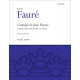 Faure - Cantique de Jean Racine (SATB)