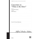 Concertato on Thine is the Glory (SAB)