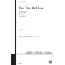 Fare Thee Well Love (SATB)