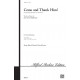 Come and Thank Him (SATB)