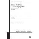 Peace Be Unto This Congregation (Unison/2Pt)