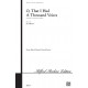 O That I Had a Thousand Voices (SATB)