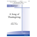 A Song of Thanksgiving (SATB)