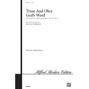 Trust and Obey God's Word (SATB)