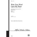 Write Your Word Upon My Heart (SATB)