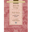 The Mark Hayes Vocal Solo Collection: 10 Folk Songs for Solo Voice (Medium  High) (Acc. CD)