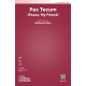 Pax Tecum (Peace, My Friend) (SATB)