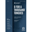 O For a Thousand Tongues (SATB)