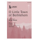 O Little Town of Bethlehem (SAB)