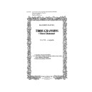 Trois beaux oiseaux du Paradis (SATB)