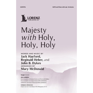 Majesty with Holy, Holy, Holy (SATB)