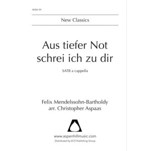 Aus tiefer Not schrei ich zu dir (SATB a cappella)