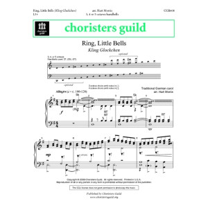 Ring, Little Bells (Kling Gl&ouml;ckchen) (3-5 Octaves)