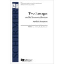 Two Passages from The Testament of Freedom (TTBB)