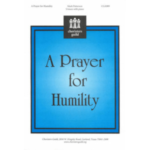 Prayer For Humility (Unison)
