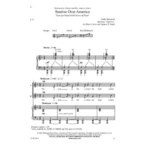 Sunrise Over America (SAB) *POP*