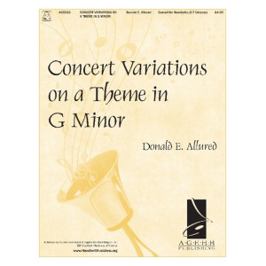 Concert Variations on a Theme in G Minor (5-7 Octaves) *POD*