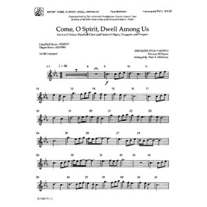 Come O Spirit Dwell Among Us (4-5 Octaves) *POD*