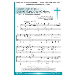 God of Grace, God of Mercy (SATB)