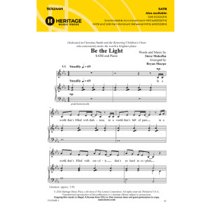 Be the Light (SATB)