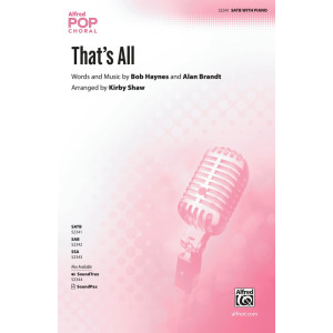 That's All (SATB)