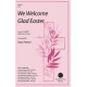We Welcome Glad Easter (SATB)