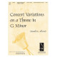 Concert Variations on a Theme in G Minor (5-7 Octaves) *POD*