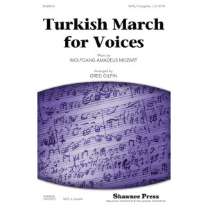 Turkish March for Voices (SATB a cappella)