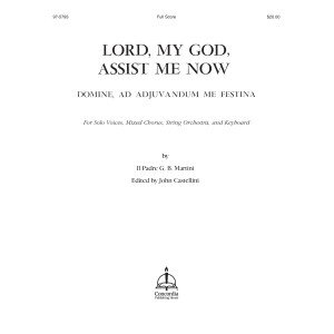 Lord, My God, Assist Me Now / Domine, ad adjuvandum me (Full Score)