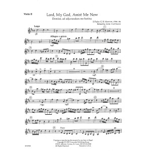 Lord, My God, Assist Me Now / Domine, ad adjuvandum me (Violin 2)