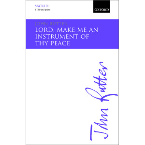 Lord, Make me an Instrument of Thy Peace (TTBB)