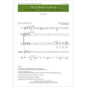 He Is Born: Il est ne (SATB)