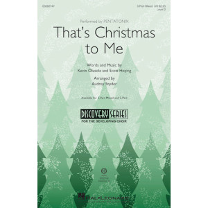 That's Christmas to Me (3-Part Mixed)