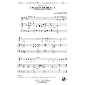 I Wanna Be Ready (SATB)