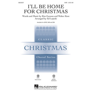 I'll Be Home for Christmas (SATB)